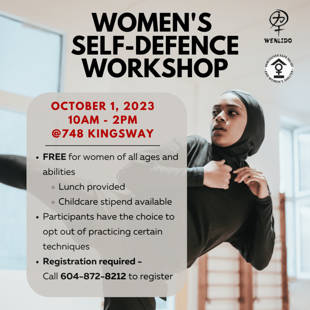 Women self-defense, women's self-defence workshop, free self-defense workshop for women